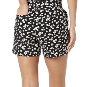 Amazon Essentials High Waist Floral Black and White Shorts NWT